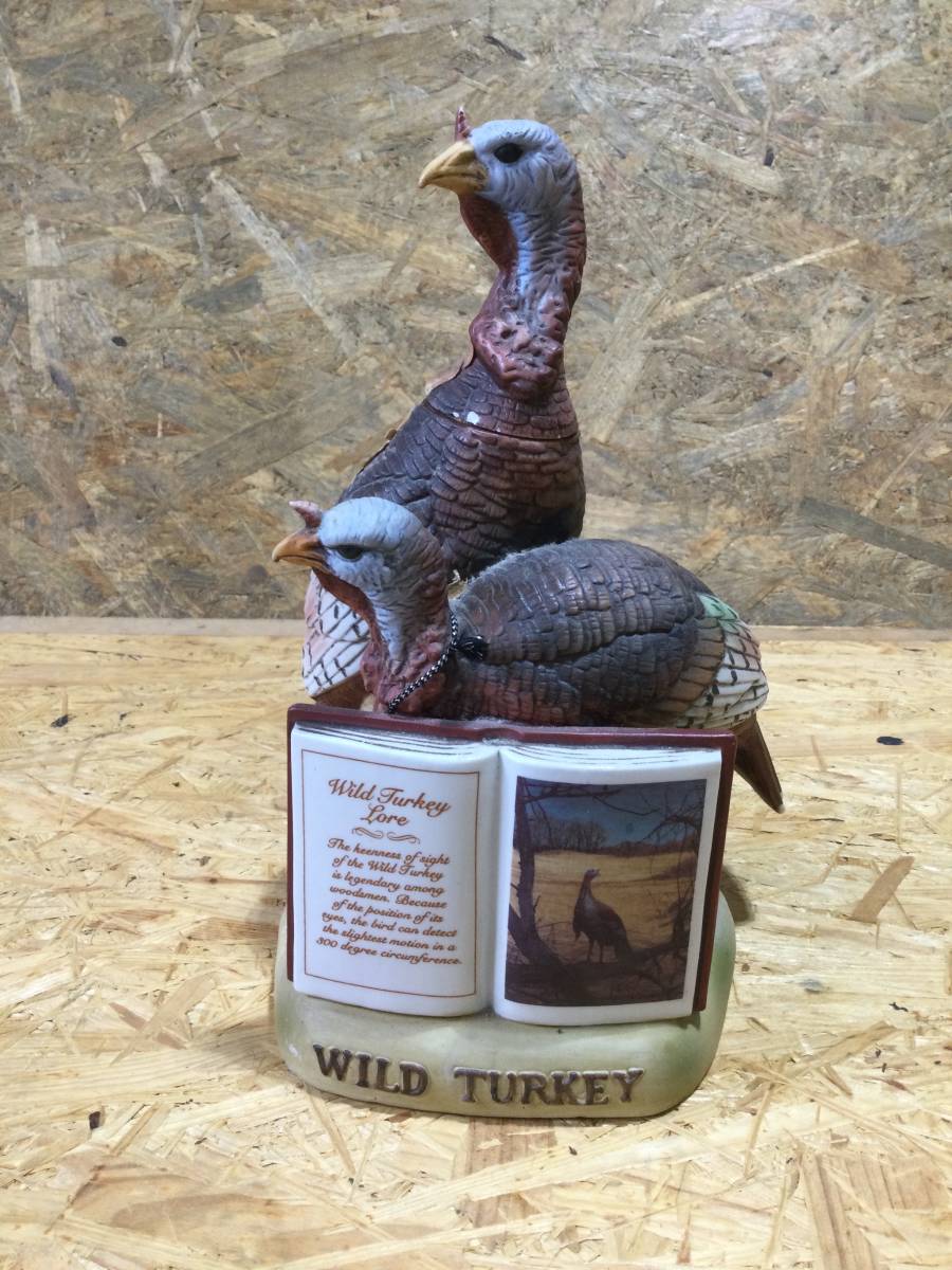 WILD ワイルドターキー 陶器ボトル TURKEY 飲料 古酒 8年 未開栓