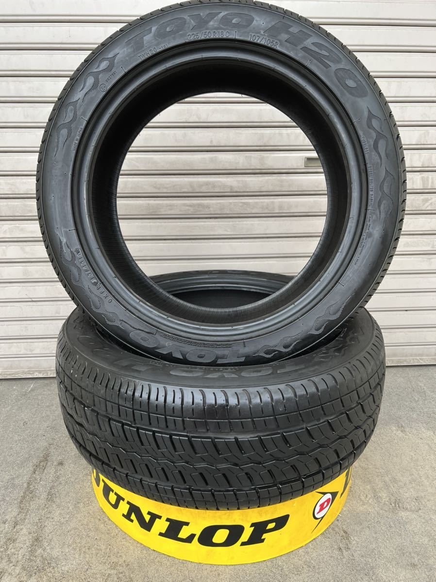 TOYO H20 225/50R18C 107/105R 2018年製造中古良品2本 107&frasl;105R H20 TOYO ブラックレター C 21年