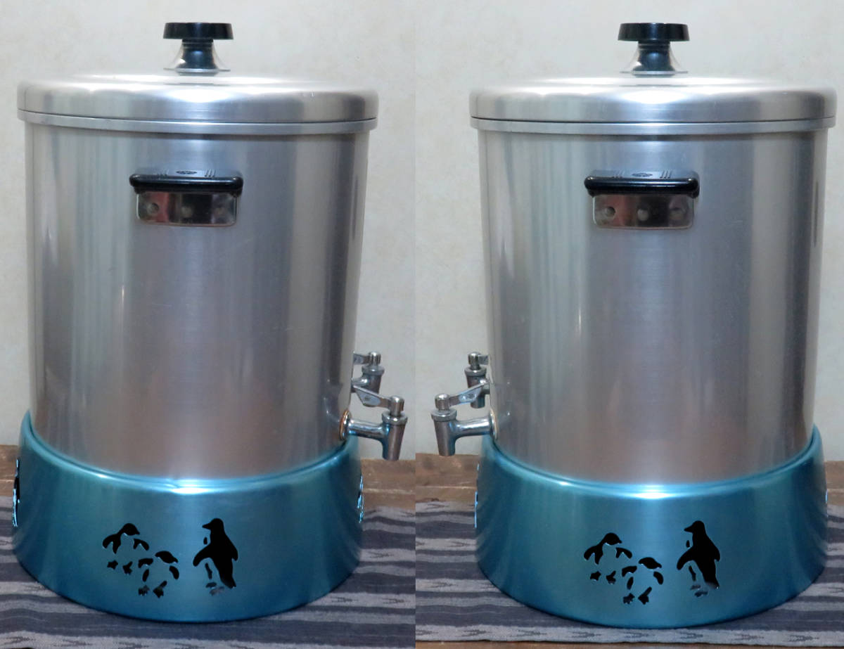 マルハチ ウォータージャグ アルミ 麦茶 冷水クーラー 寸胴型 昭和 