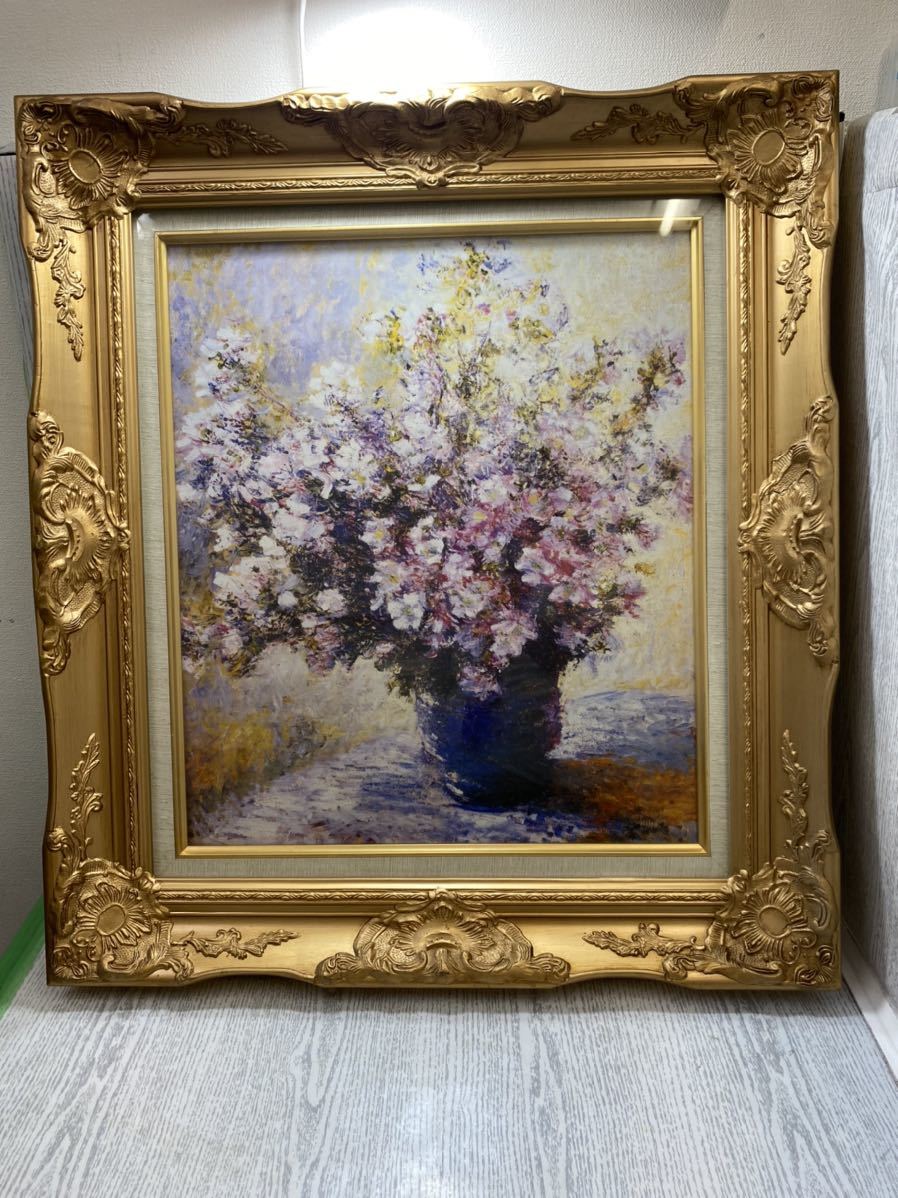 世界の名画 モネ 花瓶の花 額寸約 64 70cm レプリカ 複製画 その他 売買されたオークション情報 Yahooの商品情報をアーカイブ公開 オークファン Aucfan Com