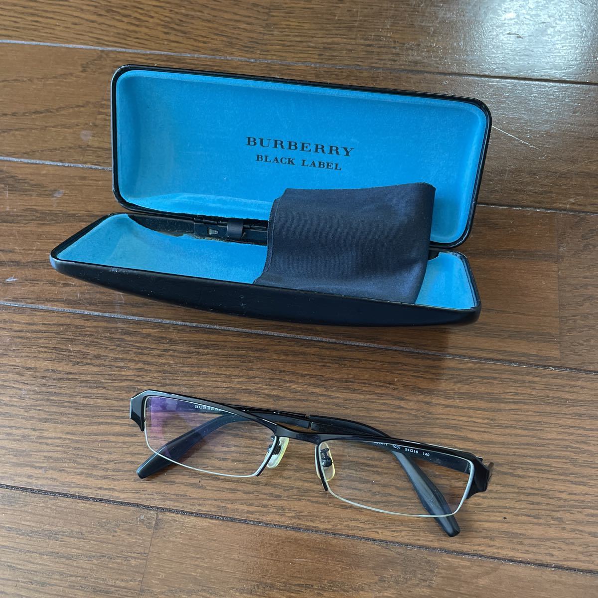 希少！BURBERRY BLACKLABEL メガネフレーム メガネ BLACK BURBERRY ブラックレーベル バーバリーブラックレーベル