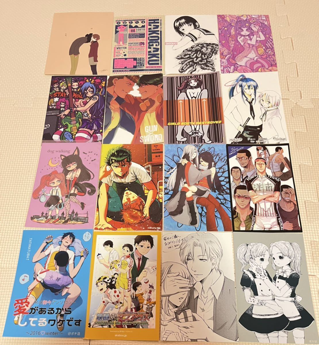 同人誌・オリジナル】ポストカード89枚セット 美少女キャラ ジャンプ系