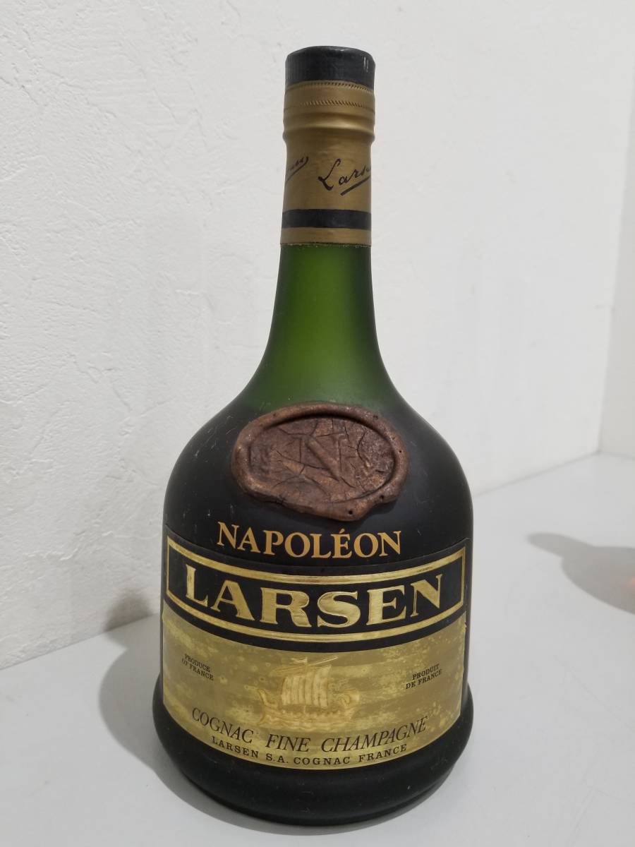 □【42502】古酒☆LARSEN NAPOLEON COGNAC ラーセンナポレオン 40
