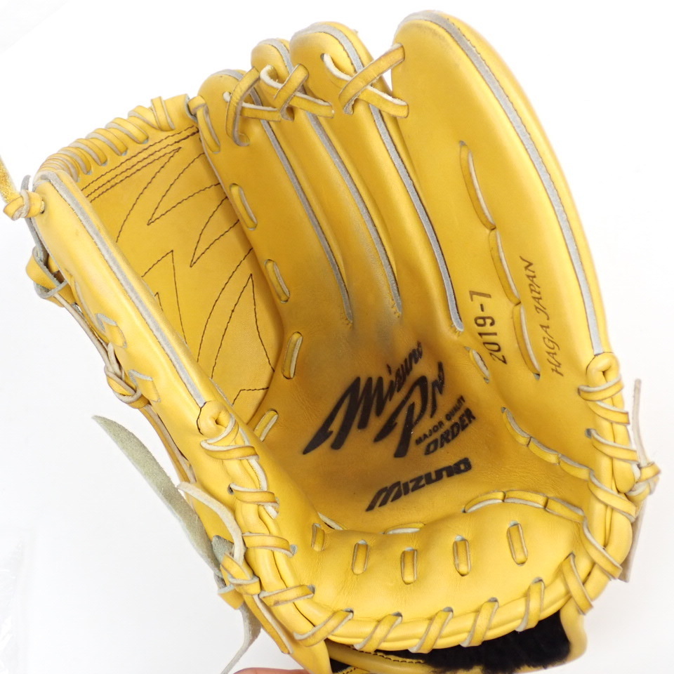 ☆Mizuno Pro/ミズノプロ ORDER 投手用グローブ 硬式/イエロー ☆Mizuno Pro/ミズノプロ ORDER 投手用グローブ 硬式/イエロー