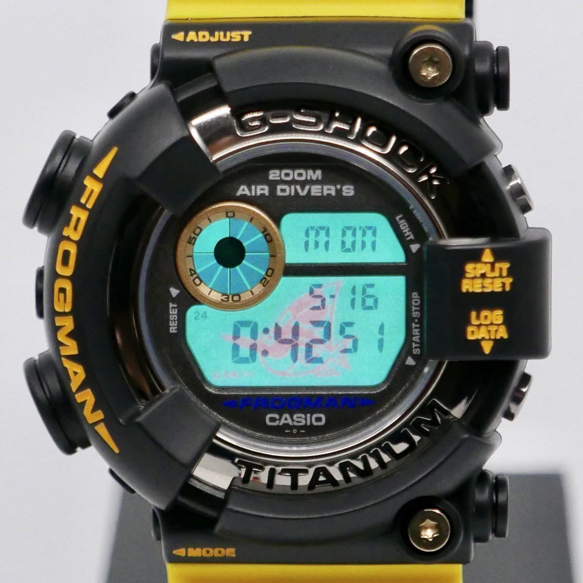 極希少 ほぼ未使用】アメリカズカップフロッグマンDW-8200ACイルクジ 