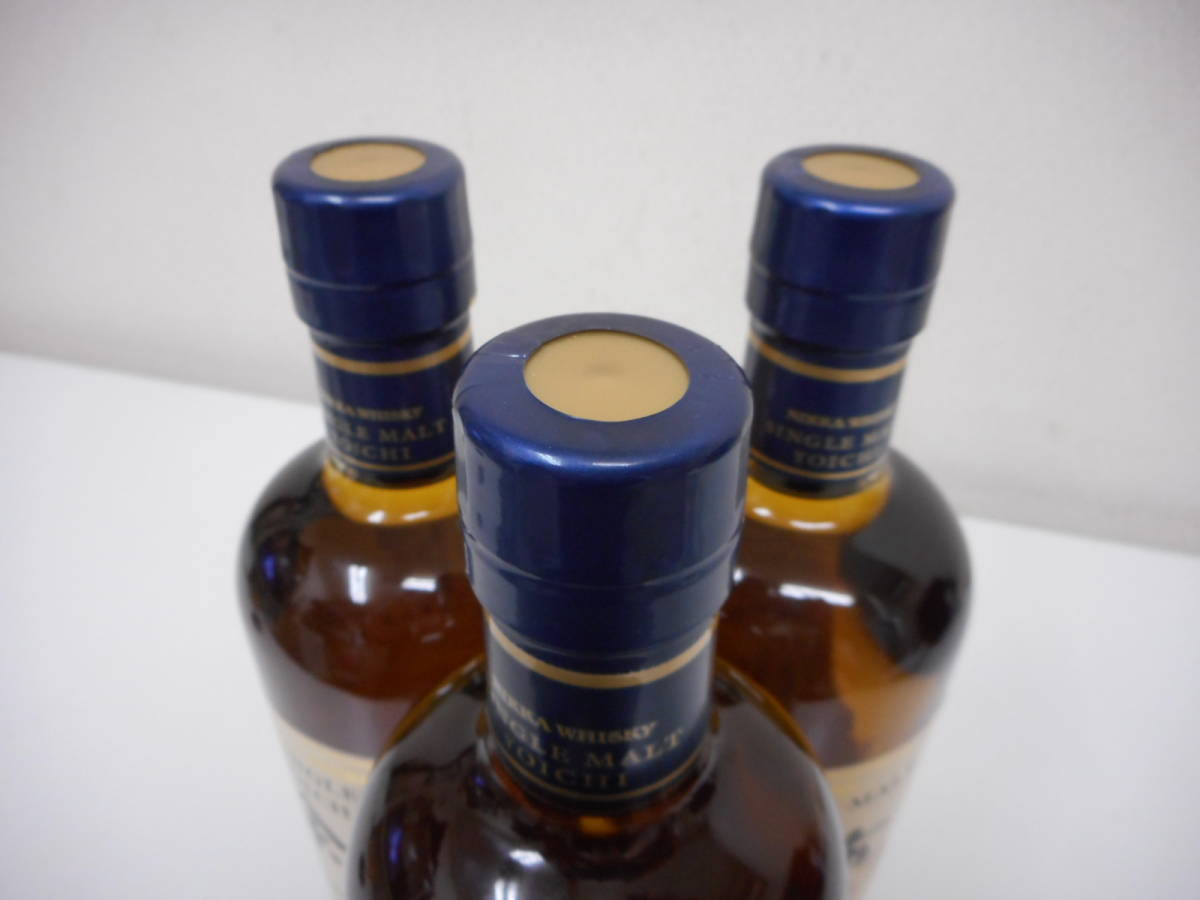 【東京都内限定発送】【未開栓】3本セット　NIKKA ニッカ 余市 シングルモルト ウイスキー 700ml 45％_4