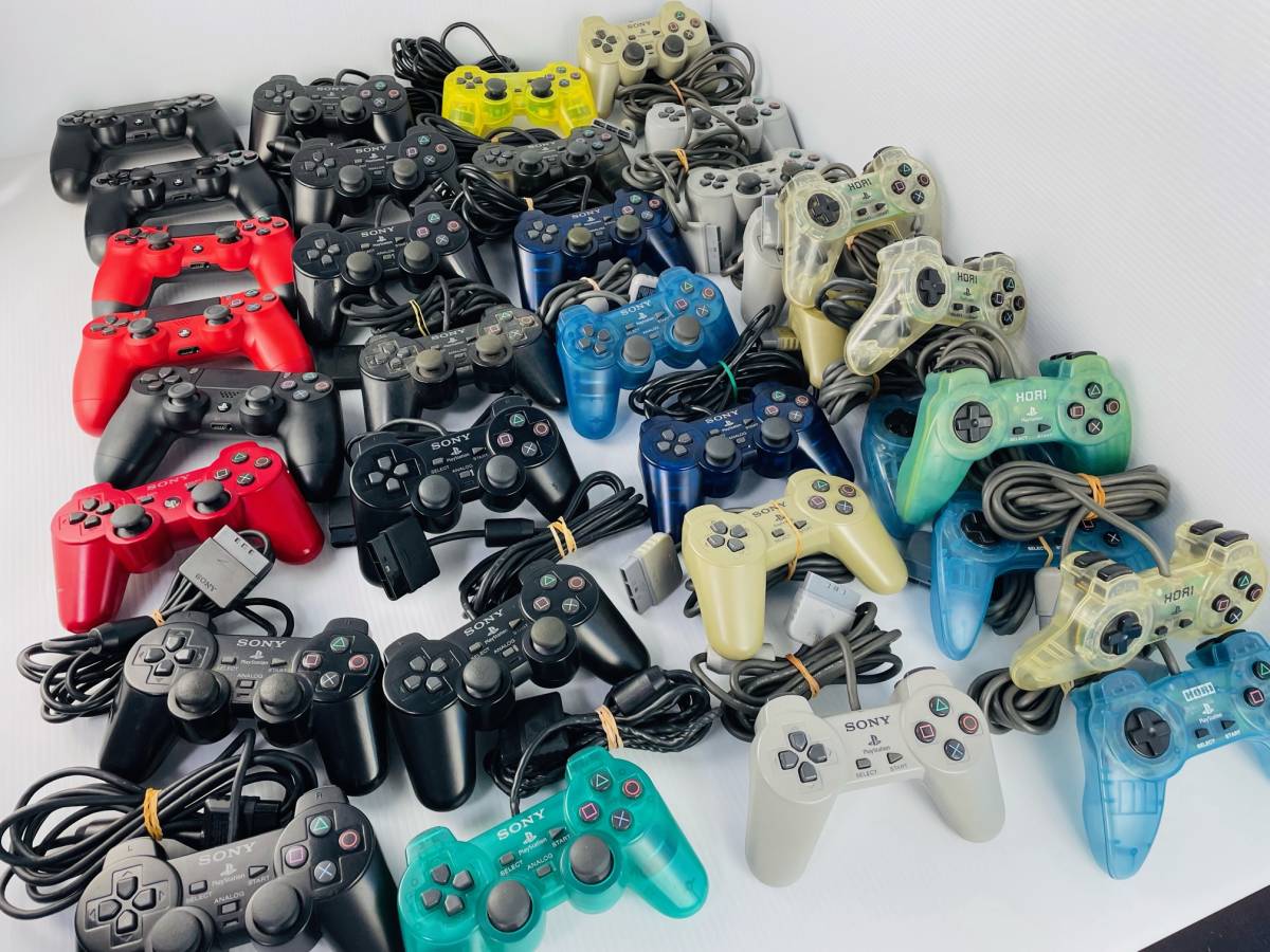 1円 Ps コントローラー Dualshock 1 2 3 4 デュアルショッ プレステ Sony ソニー 34個セット まとめ売り まとめて ジャンク品 アクセサリ 周辺機器 売買されたオークション情報 Yahooの商品情報をアーカイブ公開 オークファン Aucfan Com