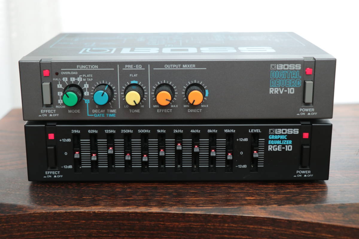 BOSS MICRO RACK SERIES RRV-10（デジタルリバーブ）＋ RGE-10 