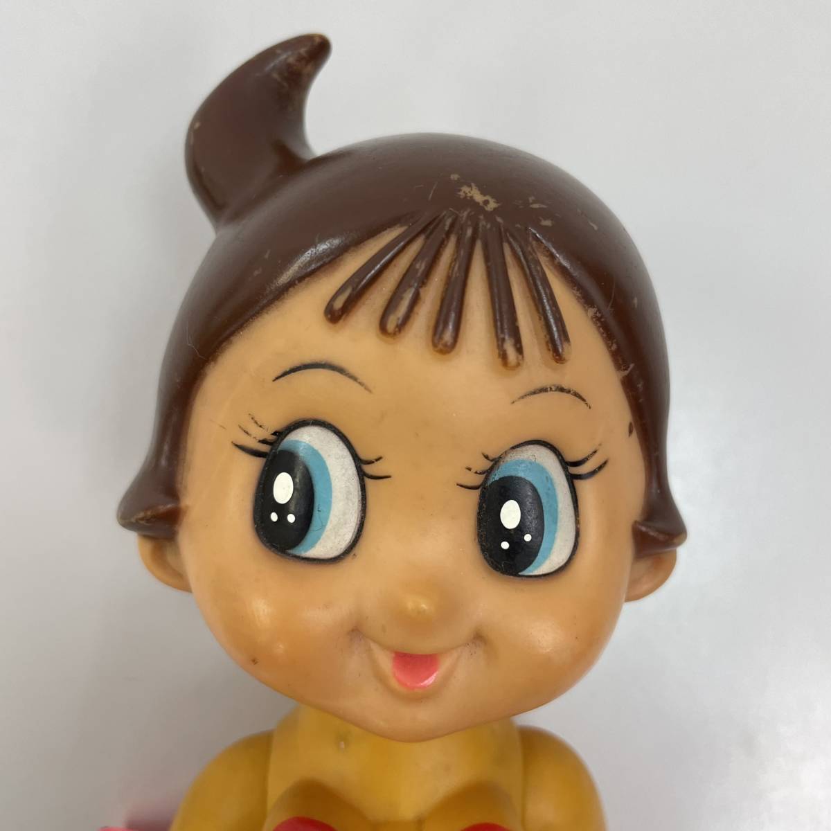 B220531 当時物 中嶋製作所 ふしぎなメルモ メルモちゃん ソフビ 人形 