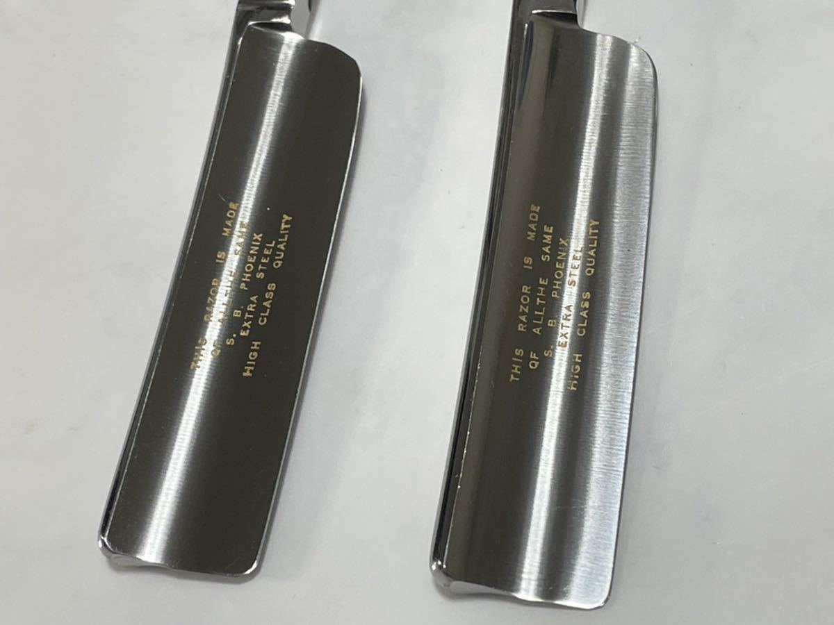 ☆ 希少 未使用品 西洋剃刀 SUPER EXTRA SOLINGEN 2本セット ケース