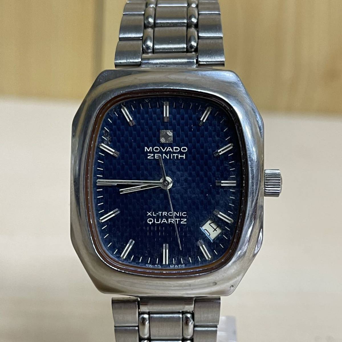 1円~【動作未確認】MOVADO ZENITH モバード ゼニス XL-TRONIC 