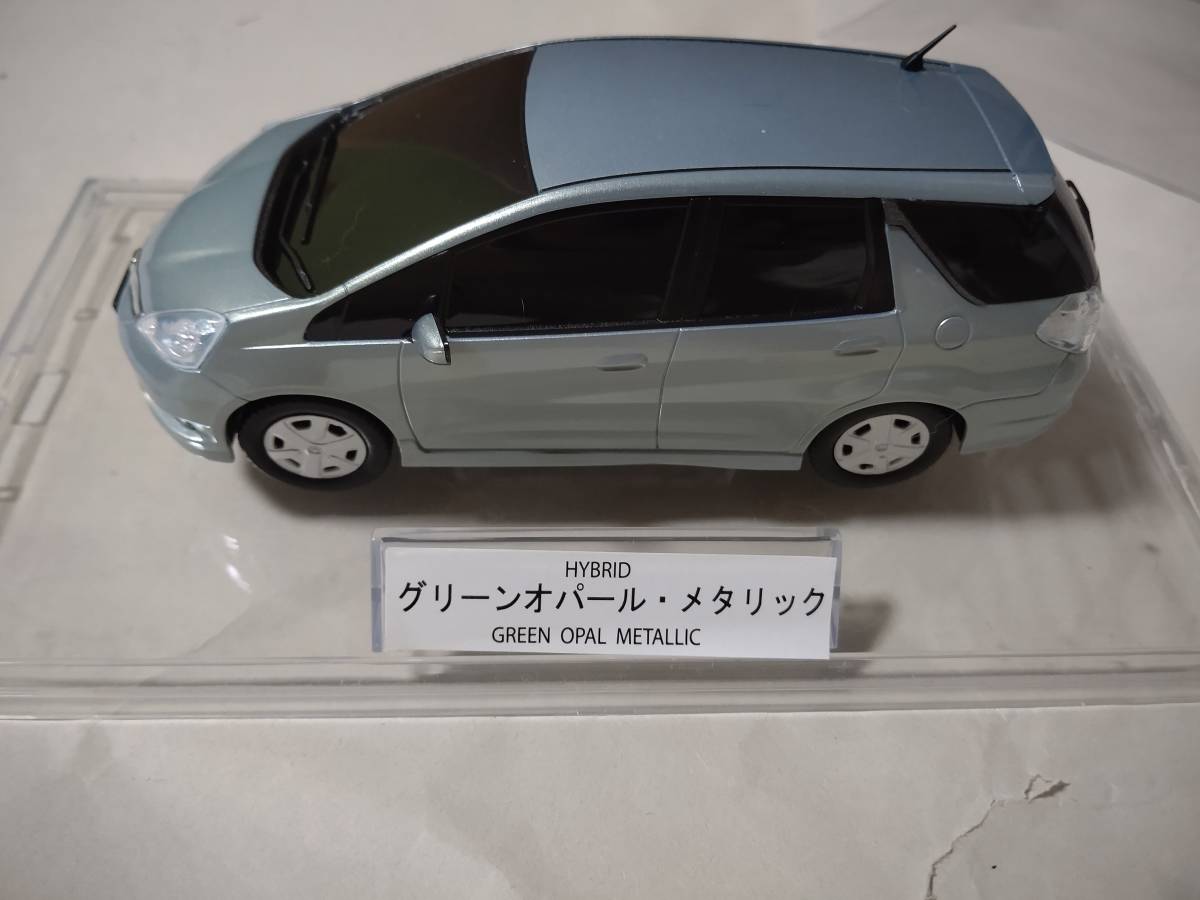 1 24 ホンダ フィット シャトル カラーサンプル グリーンオパール メタリック Honda Fit Shuttle 現状 乗用車 売買されたオークション情報 Yahooの商品情報をアーカイブ公開 オークファン Aucfan Com