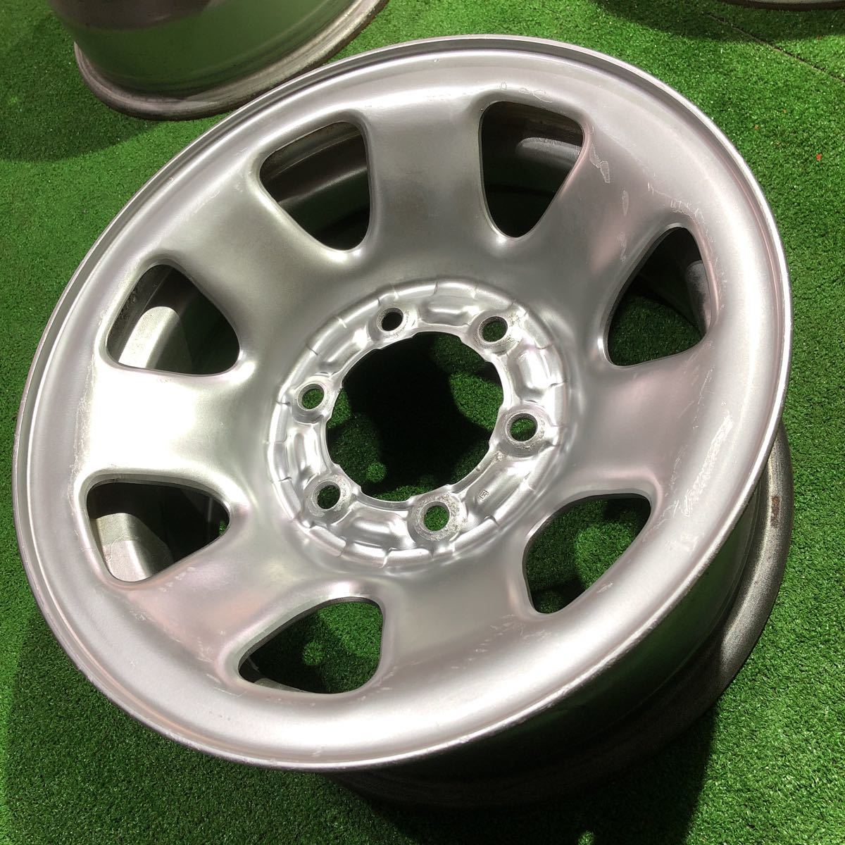 TOPY製 TOYOTA トヨタ 純正 スチール ホイール 15インチ 7J +8 PCD139 