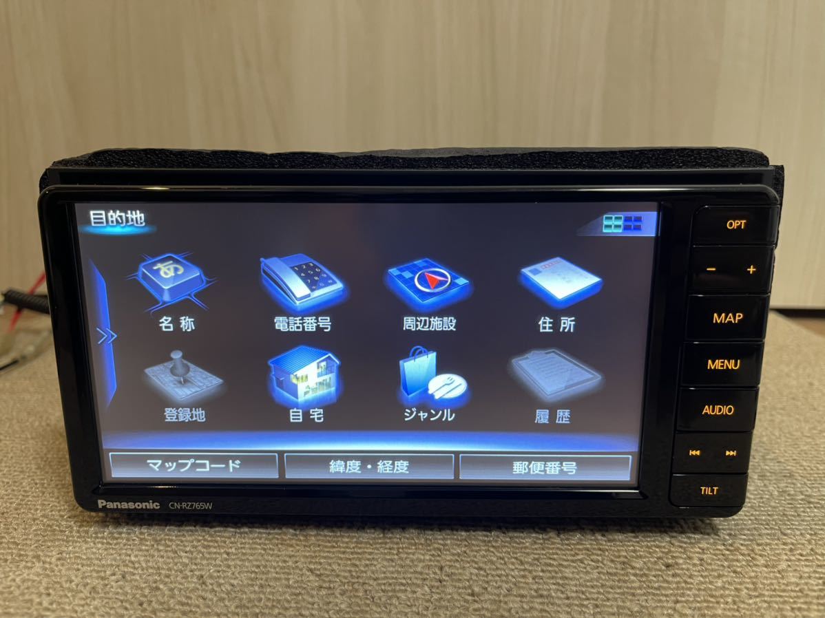 地図2020年 スズキ 純正 CN-RZ765W パナソニック ストラーダ ワイド