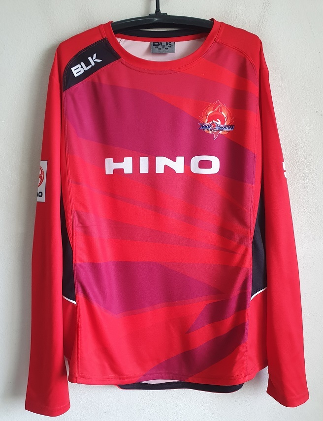 BLK Red Dolphins ラグビーシャツ 3XL BLK 日野レッドドルフィンズ
