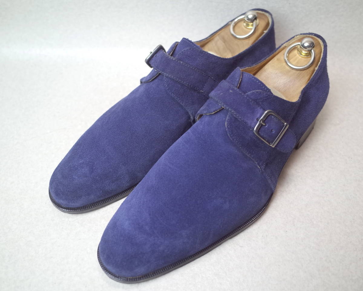 【HOT，低価】 価格落札 2241 Saks Fifth Avenue/サックスフィフスアベニュー 使用少プレーントゥ/ネイビー/モンクストラップ/27cm(27.0cm)｜売買されたオークション情報、yahooの商品情報をアーカイブ公開 - オーク 27.0cm