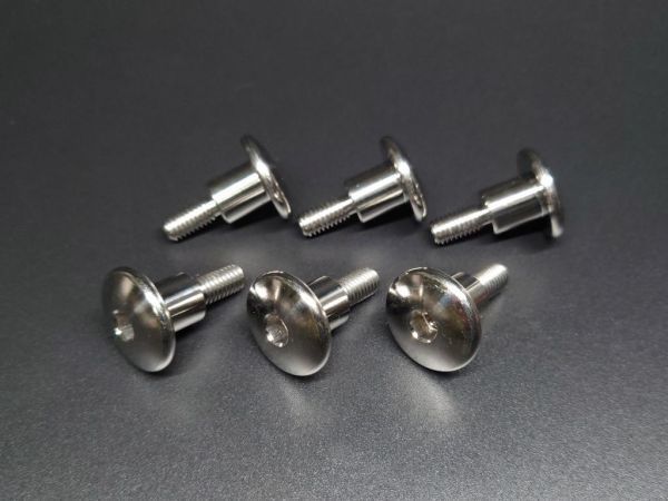 64チタン エンジンヘッドカバーボルト 6本セット(カワサキ純正部品