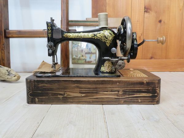 アンティーク/動作確認済】 1912年製/G2139478 SINGER/シンガー 手回し