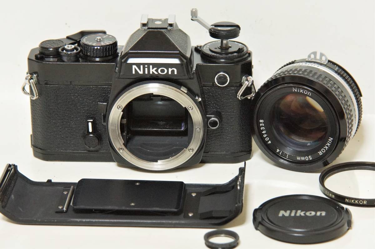 Nikon FE AI Nikkor 50mmF1.4 単焦点レンズセット【Working product
