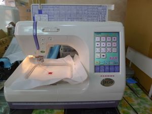 動作OK】ジャノメ あげる 853型 セシオ 9090 刺しゅうコンピュータミシン