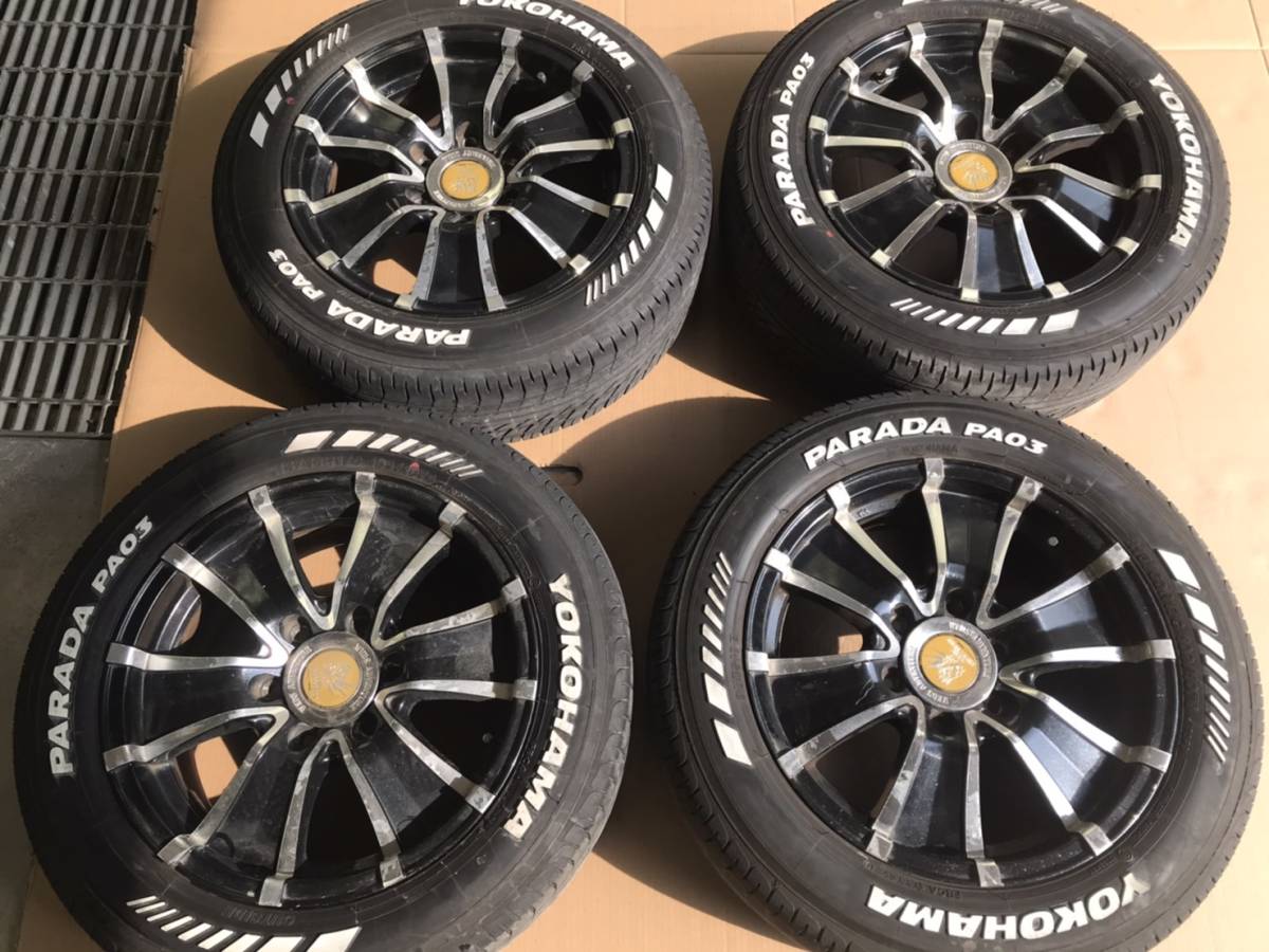 Weds ウェッズ ハイエース 7J 17インチ ＋36 ホイール 6穴 タイヤ 215