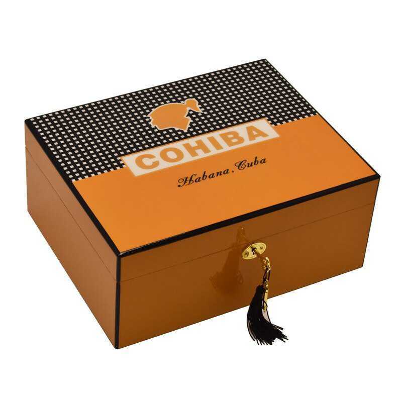 Cohiba ヒュミドールボックス高光沢 50 ? 75 CT 葉巻ヒュミドール