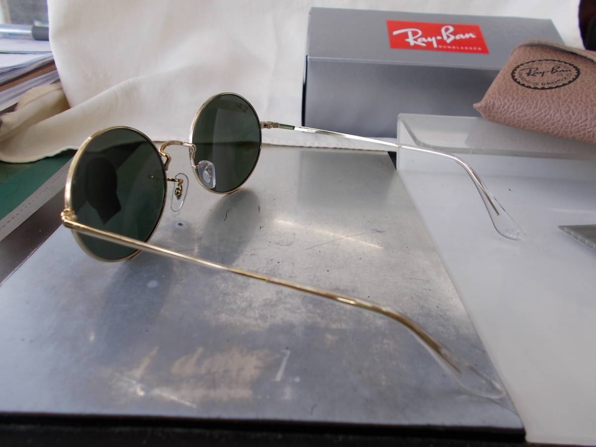 RayBan レイバン お洒落な OVAL ラウンド メタル 丸眼鏡 サングラス 