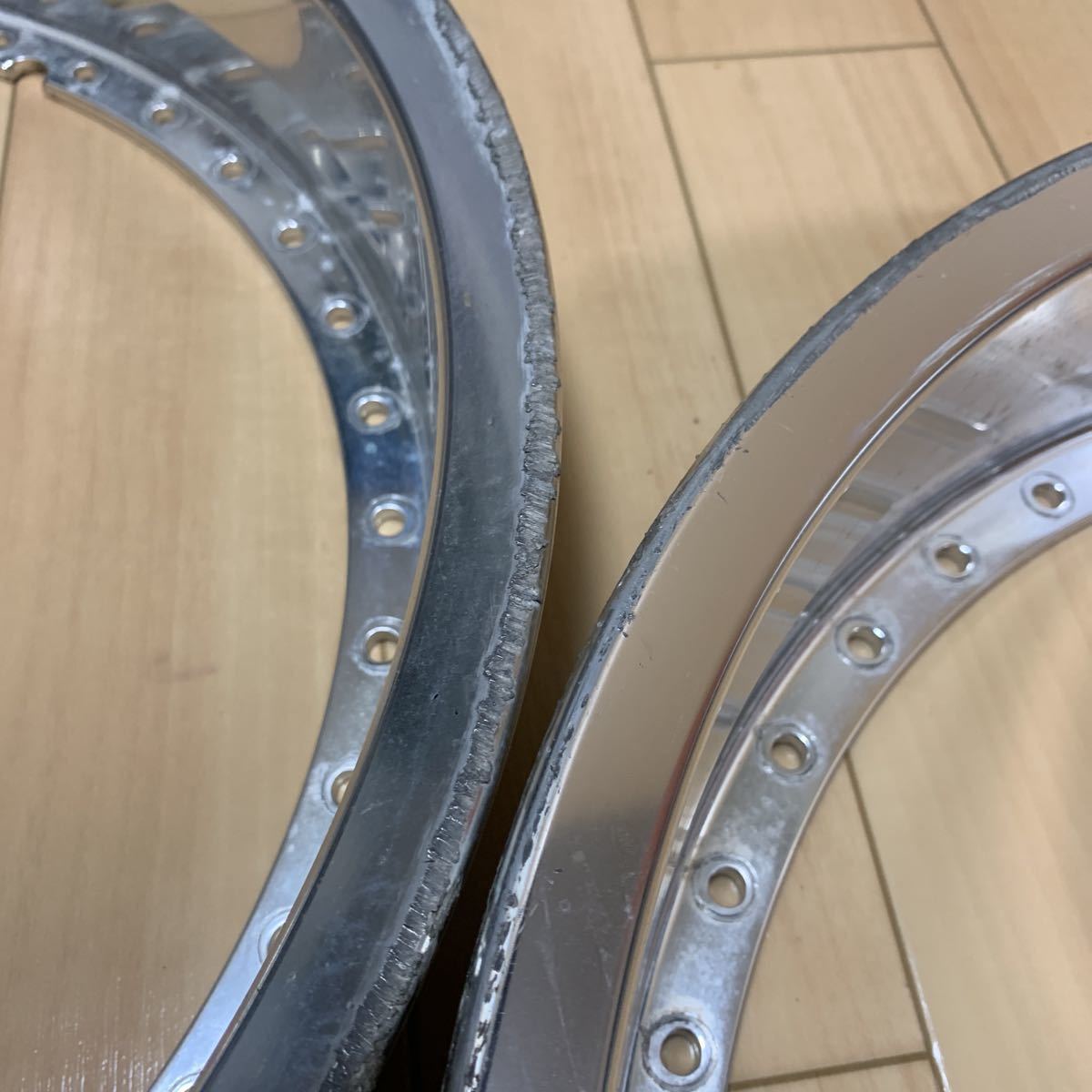 work アウターリム 18インチ 2本セット 当時物 emitz リバレル