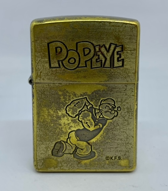 Zippo ジッポーライター ブラス POPEYE ポパイ 2002年製