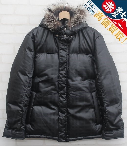 メンズ バーバリーブラックレーベル 2way ダウンジャケット ノバ