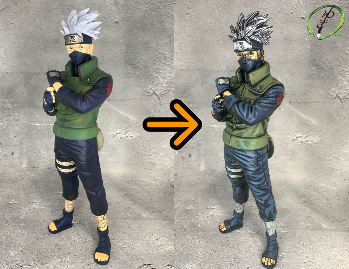 一番くじ NARUTO ナルト C賞 はたけカカシ フィギュア リペイント 二