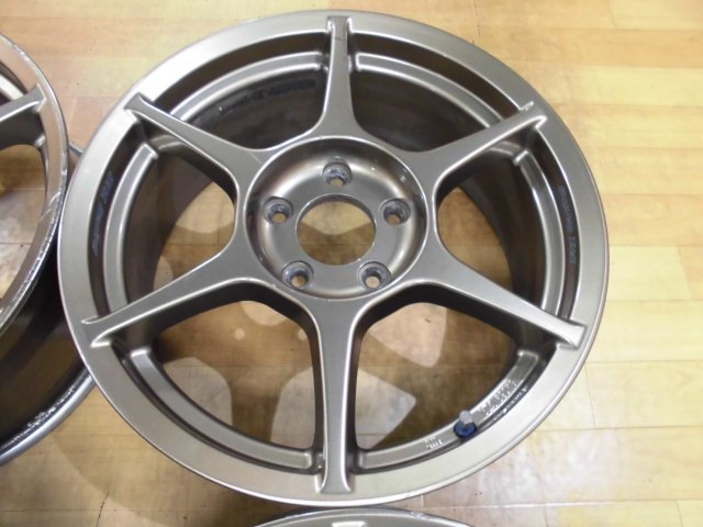 P1レーシング　17インチ　114.3 4本　ブロンズ 軽量 P-1 RACING P1 レーシング ブロンズ ホイール 4本 5H-114.3 17