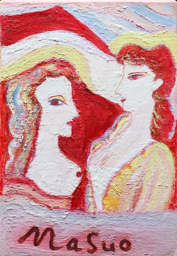 宙】池田満寿夫「裸婦」肉筆油彩 企業収蔵品 5F14.6C(人物画)｜売買 