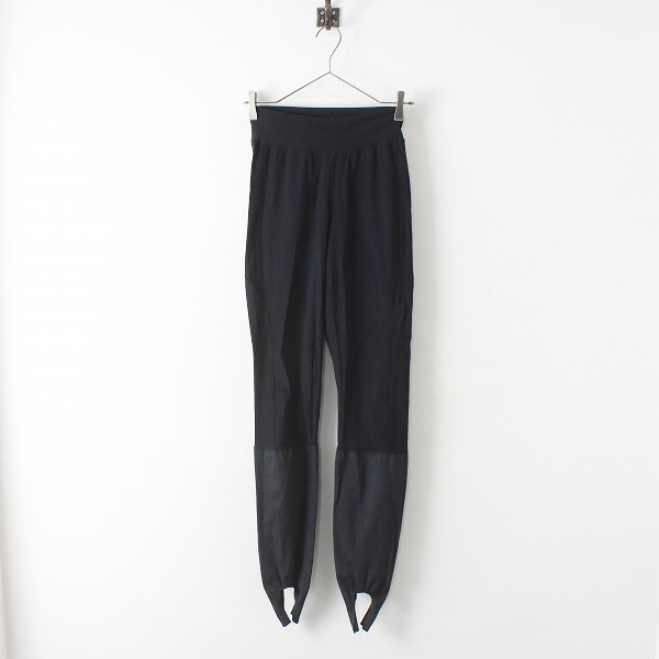 ALWEL オルウェル SUEDE-2 スエード調切替 ストレッチパンツ S/ブラック クロ【2400012450691】