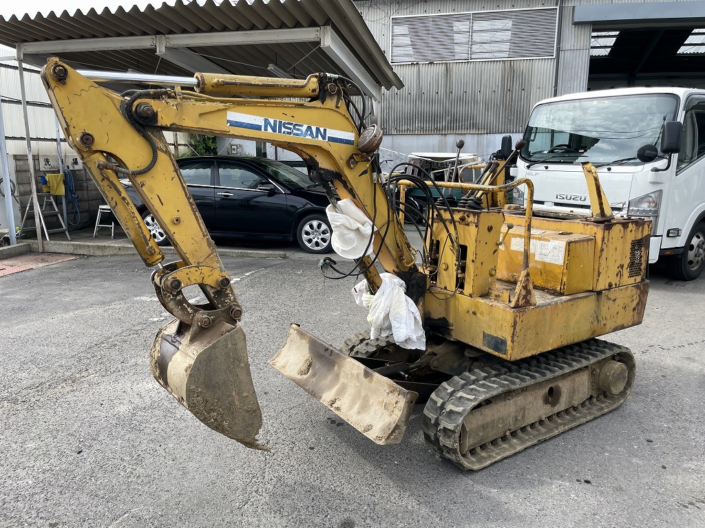 福島県発!! 日産 ユンボ バックホー リトルジャイアント N120 中古 売 