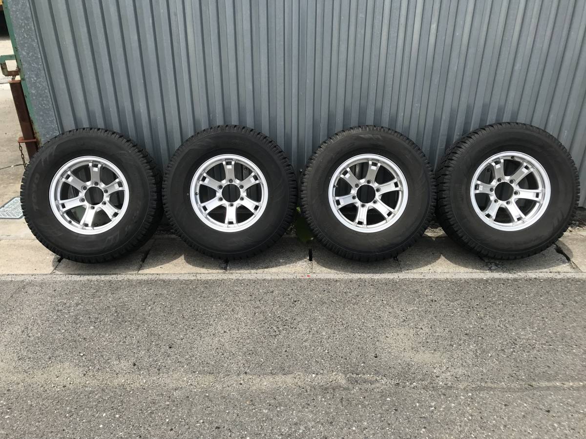 weds KEELER アルミホイール 265/70R16 16×7J スタットレスタイヤ 4本 