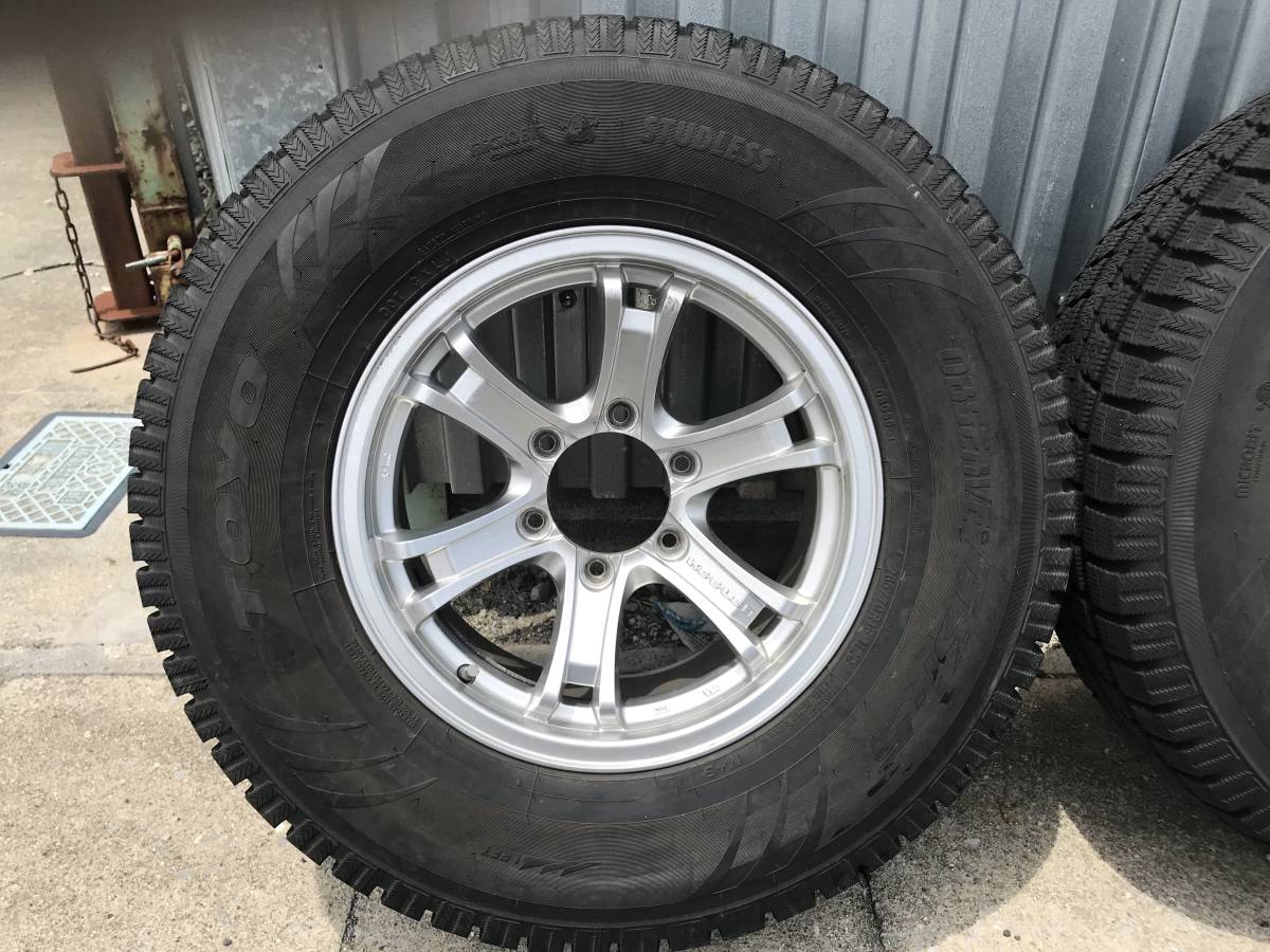 weds KEELER アルミホイール 265/70R16 16×7J スタットレスタイヤ 4本 