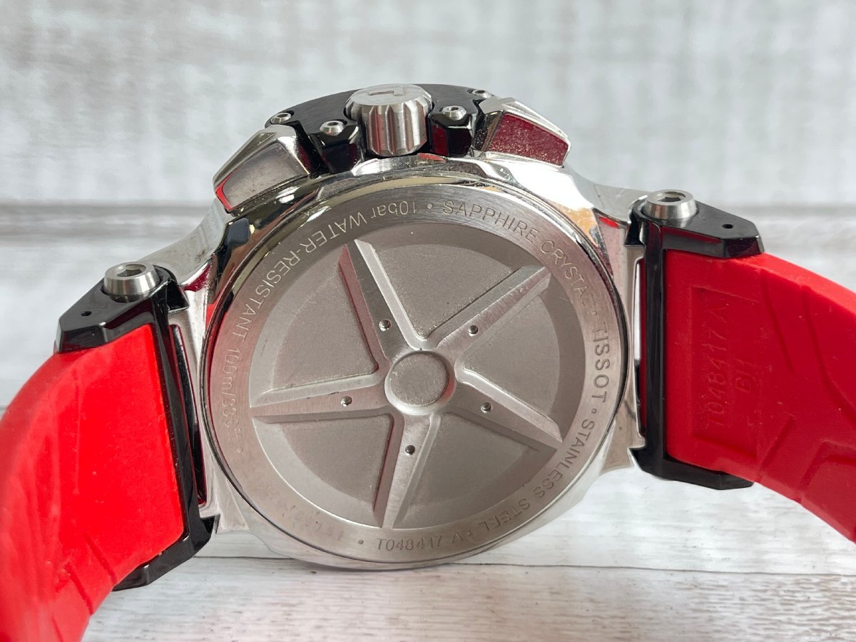 KY0406-17I TISSOT 1853 T-RACE T048417A クロノグラフ 腕時計 ティソ 
