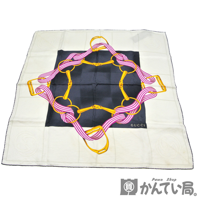 【品質保証，爆買い】 GUCCI グッチ スカーフ ショール 70&times;70 シルク100% マルチカラー 装飾品 レディース -B 質屋かんてい局名古屋西店(その他)｜売買されたオークション情報、yahooの商品情報をアーカイブ公開 - 服飾小物