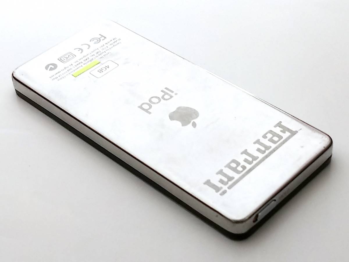 即決 貴重 故障品 ジャンク iPod nano フェラーリ FERRARI 4GB 本体
