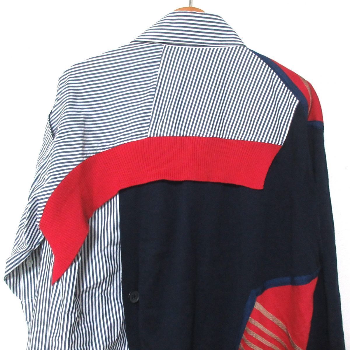 美品 2020SS kolor カラー 20SCL-N01304 ニットドッキング 