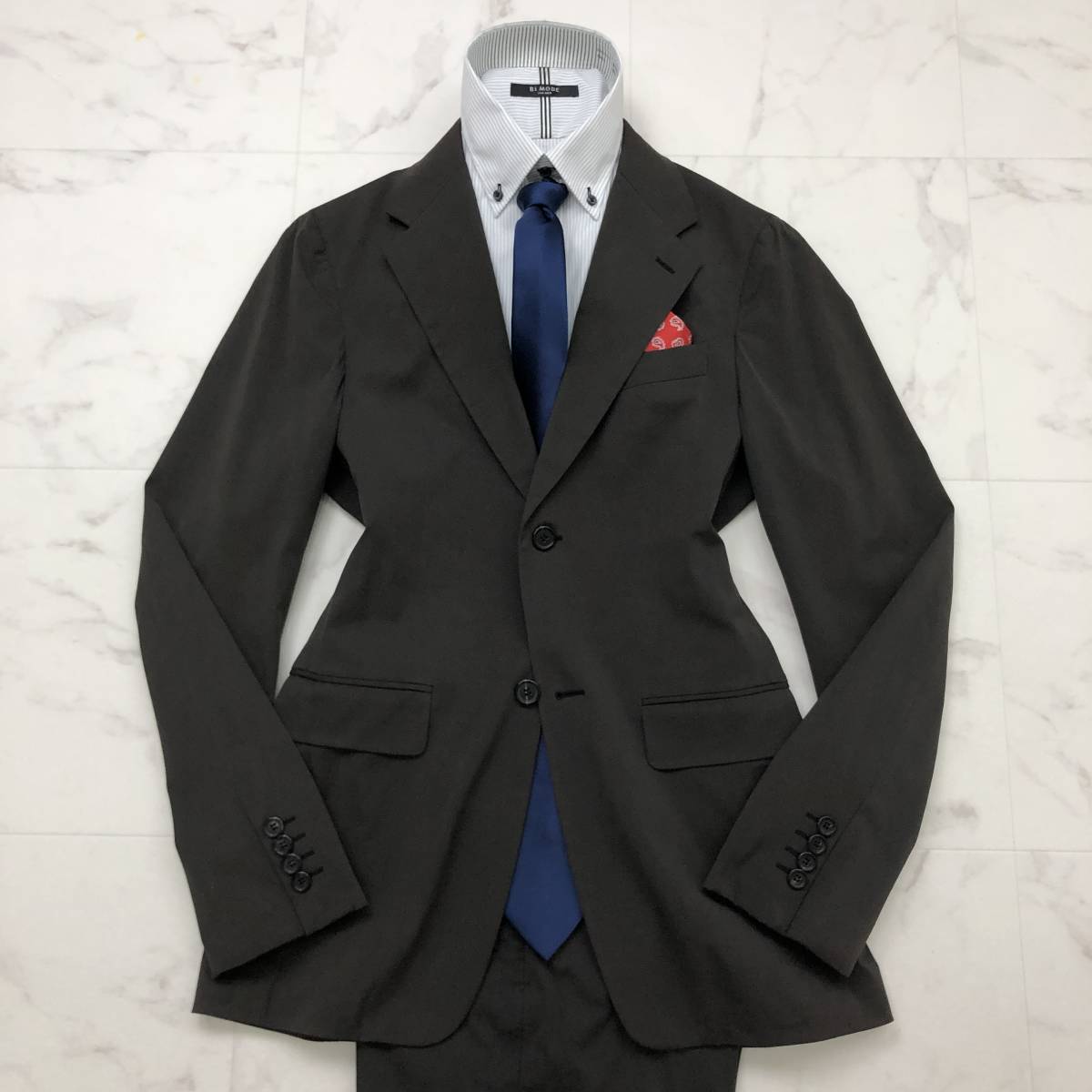 ***様 PRADA／プラダ★スーツ★サイズ48 爽快コットンスーツ☆プラダ【PRADA】シングルスーツ メンズ S 2釦