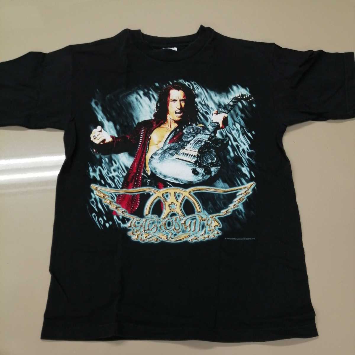 B06 バンドTシャツ エアロスミス ジョーペリー nine lives tour97-98