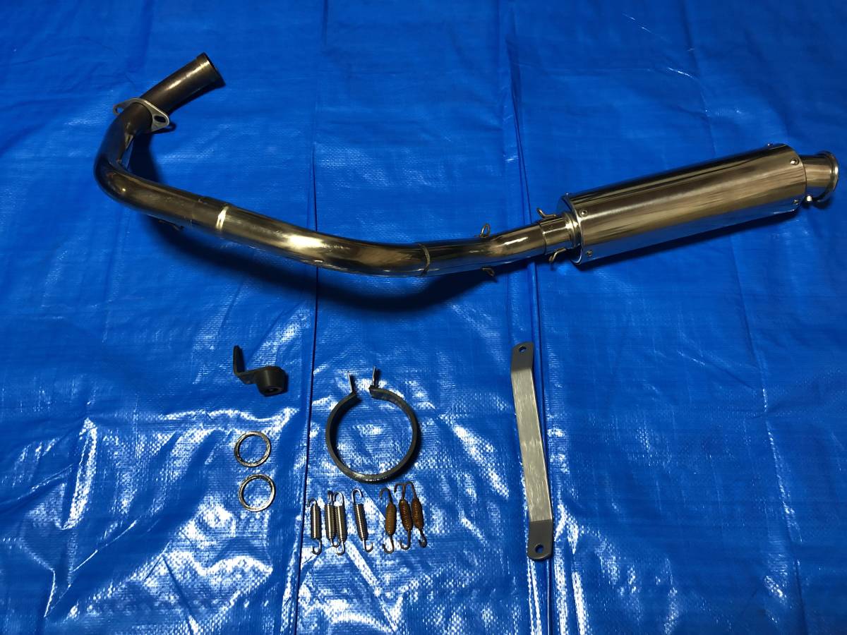 特価】エイプ50 エイプ100 YBR125 ステンレスマフラー ステンレス
