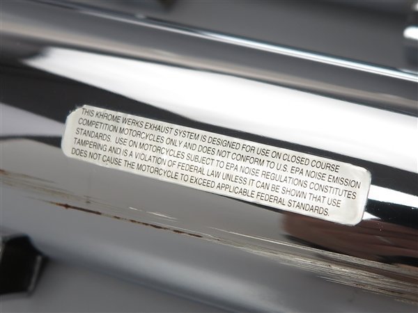 クロームワークス スリップオンマフラー 3インチ ハーレー スポーツスター HP-PLUS # スラッシュ テーパード 04～13年式適合 クロームワークス□3インチ Chrome 883N スポーツスターモデル用 HP-Plus スポーツ