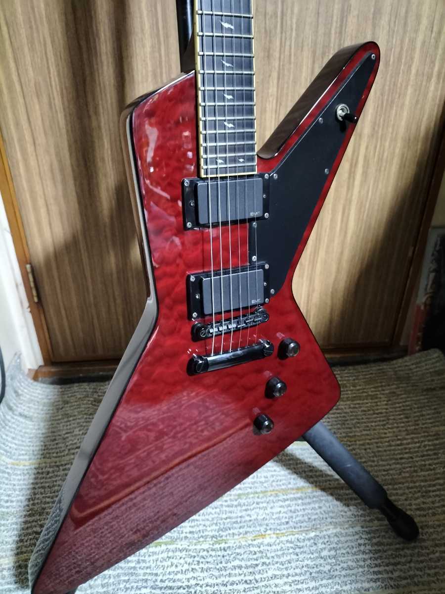 Epiphone Futura Prophecy Custom EX FX Black Guitar Electric Cherry