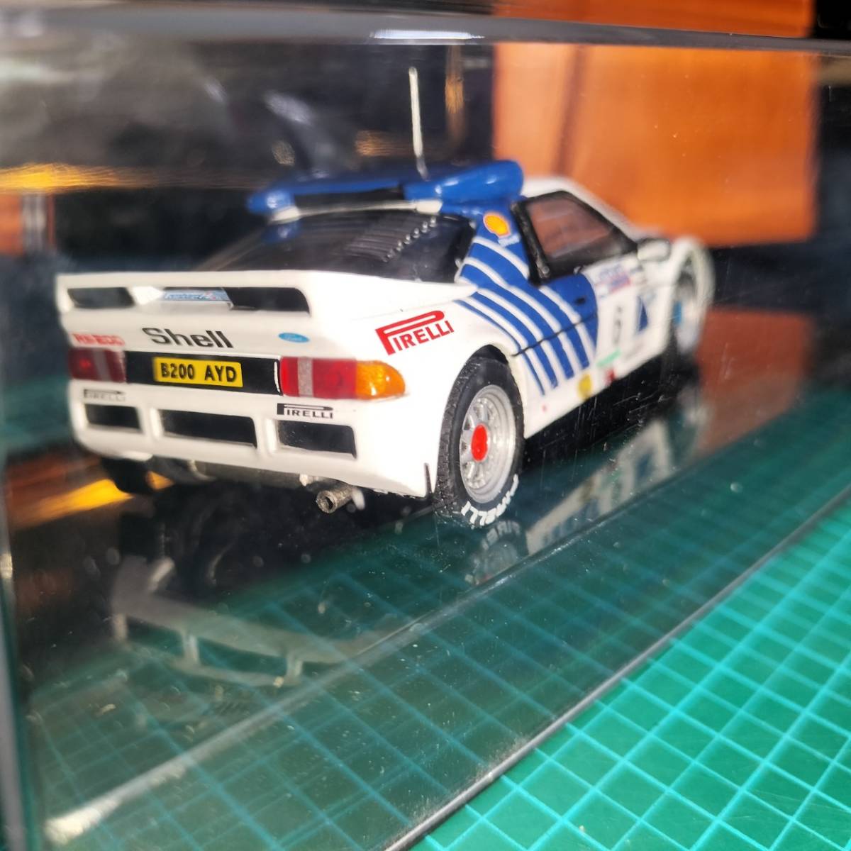 Ford RS200 Route blue 1⁄43 HPI MIrage Diecast model cars