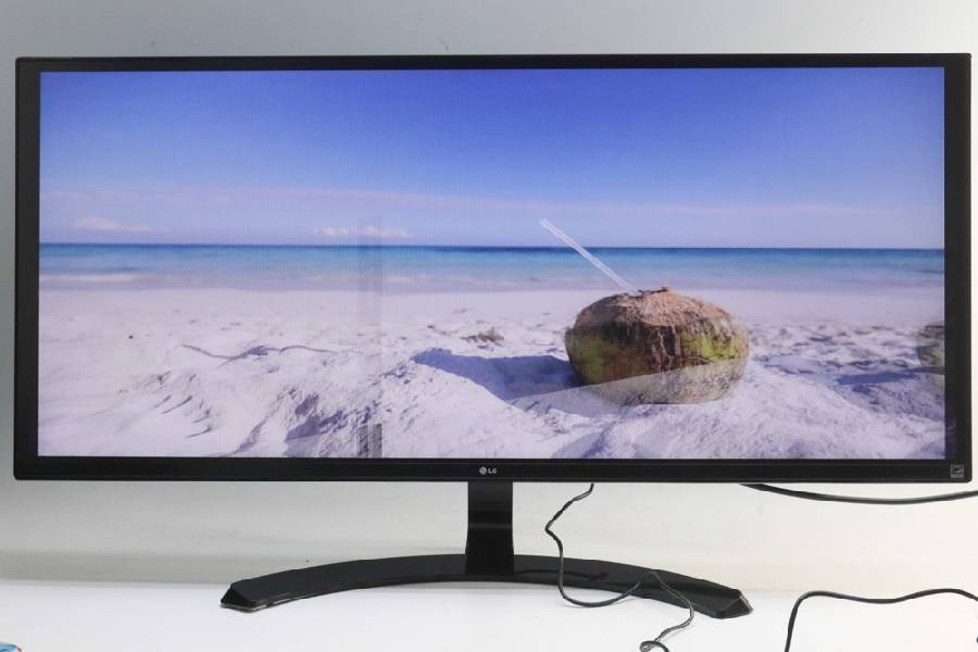 ジャンク】 LG ウルトラワイドモニター 34UM59-P 縦線あり ジャンク