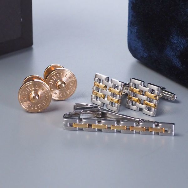 新作登場，安い GJ5272//合計3点セット ダンヒル/dunhill カフスボタン&times;2+ネクタイピン&times;1/カフリンクス/タイクリップ(カフス)｜売買されたオークション情報、yahooの商品情報をアーカイブ公開 - オークフ カフス