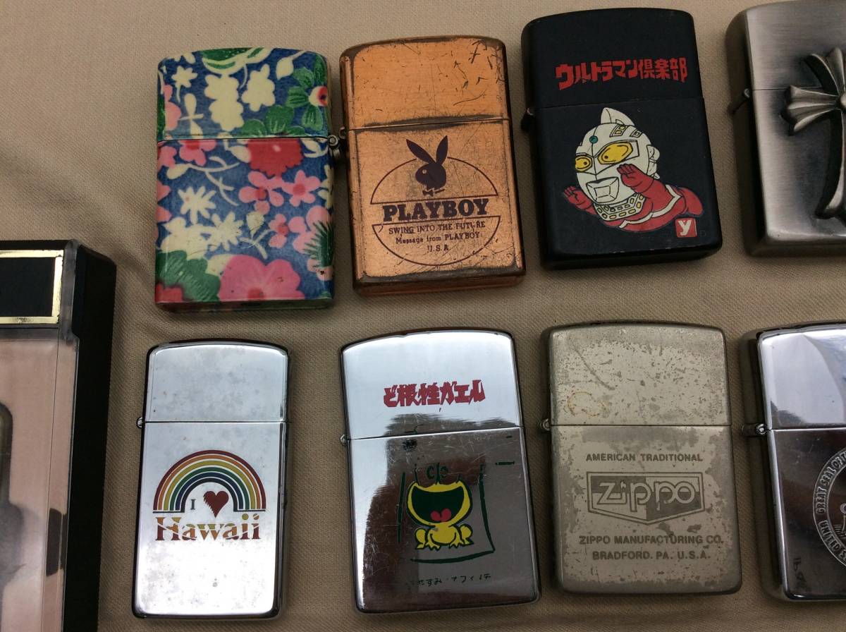 XX141【ライター 大量 まとめて】20個 まとめ売り YSL ZIPPO ungaro 